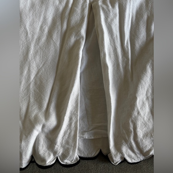 Meshki White Linen Sofiane Midi Dress - Picture 8 of 10